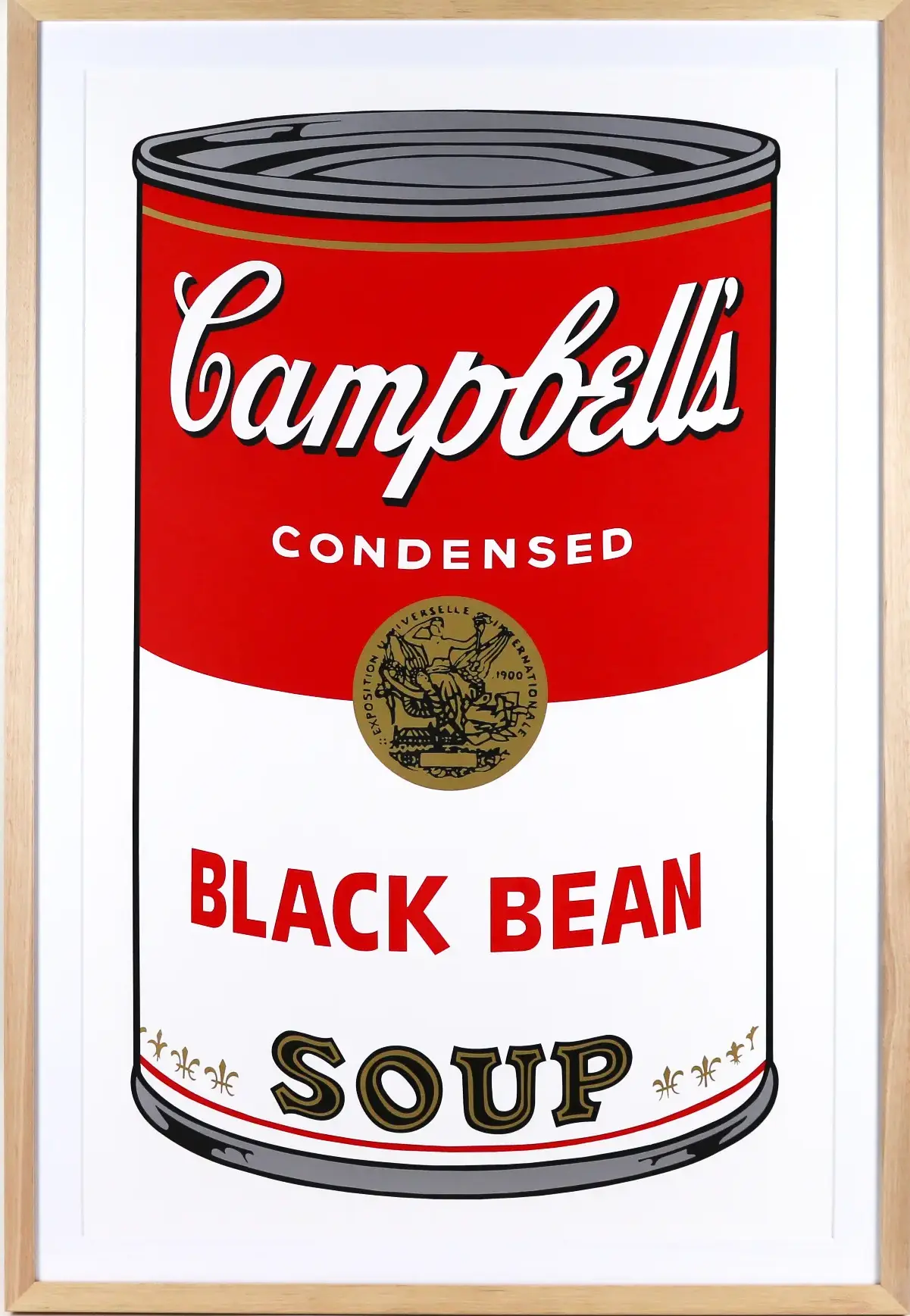 CAMPBELL'S SOUP Can 1（BLACK BEAN) 2サンデーモーニング版