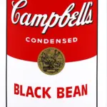 CAMPBELL'S SOUP Can 1（BLACK BEAN) 2サンデーモーニング版