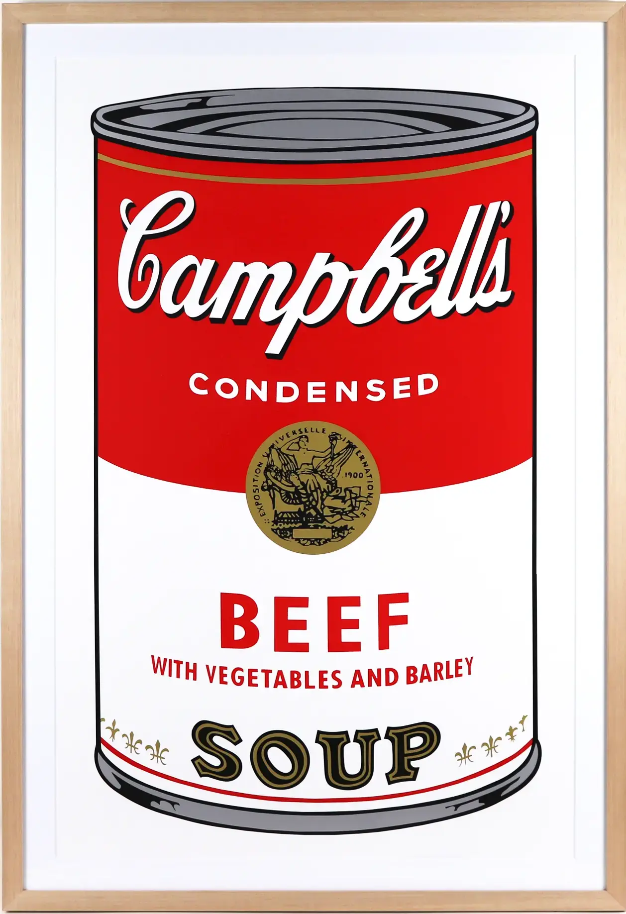 CAMPBELL'S SOUP Can 1（BEEF)サンデーモーニング版