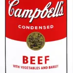 CAMPBELL'S SOUP Can 1（BEEF)サンデーモーニング版