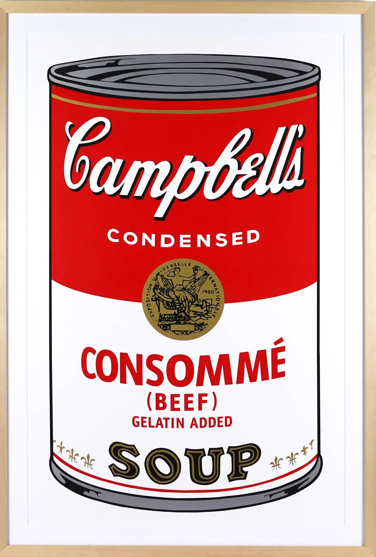 CAMPBELL'S SOUP Can 1（CONSOMME) サンデーモーニング版