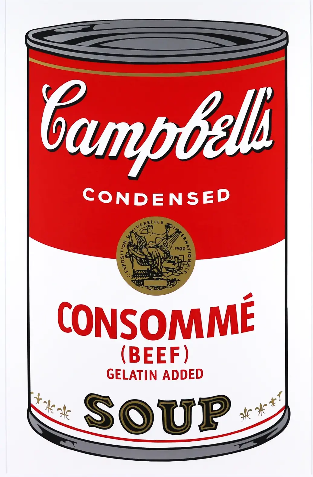 CAMPBELL'S SOUP Can 1（CONSOMME) サンデーモーニング版