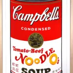 CAMPBELL'S SOUP Can 2（Tomato-Beef NOODLE O's)　サンデーモーニング版