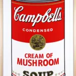 CAMPBELL'S SOUP Can 1（CREAM OF MUSHROOM) サンデーモーニング版