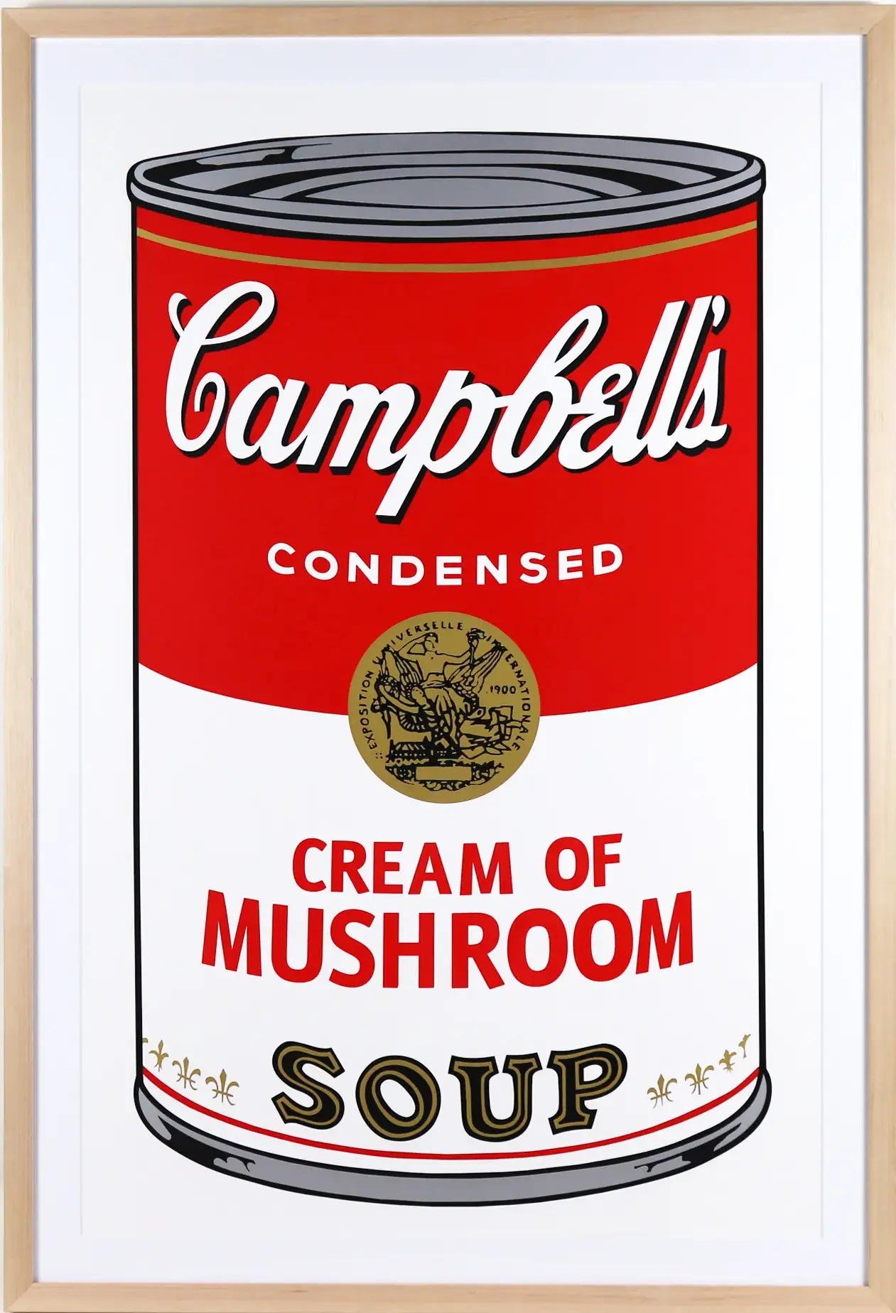 CAMPBELL'S SOUP Can 1（CREAM OF MUSHROOM) サンデーモーニング版