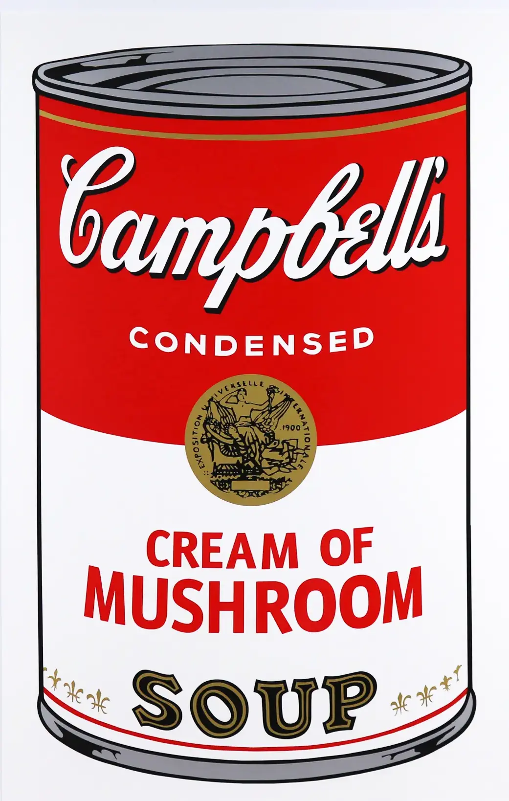 CAMPBELL'S SOUP Can 1（CREAM OF MUSHROOM) サンデーモーニング版