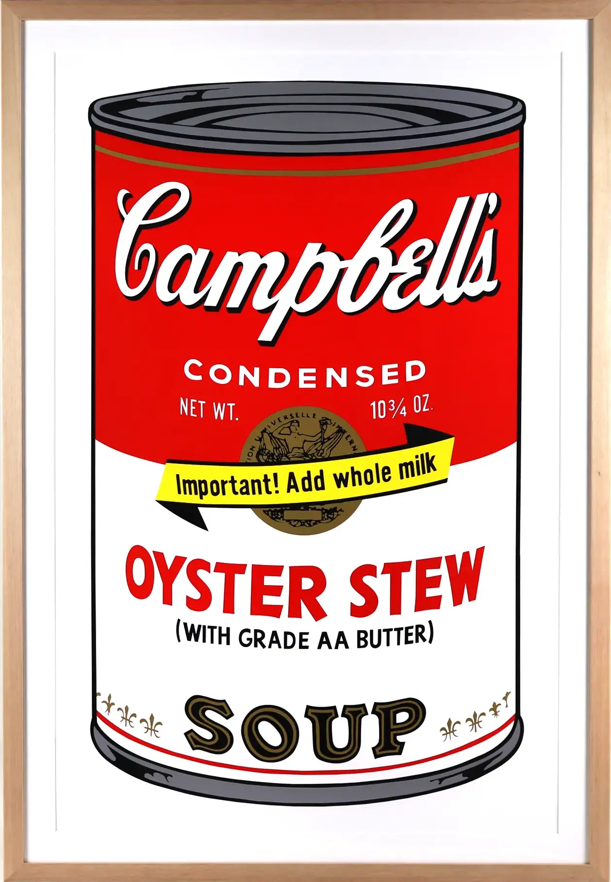 CAMPBELL'S SOUP Can 2（OYSTER STEW)　サンデーモーニング版