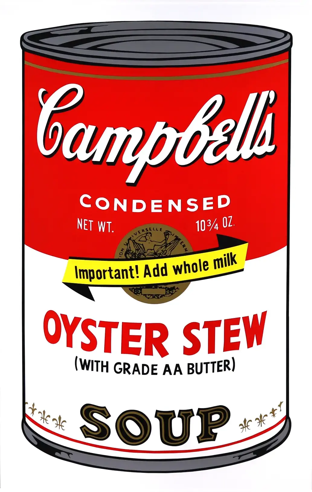 CAMPBELL'S SOUP Can 2（OYSTER STEW)　サンデーモーニング版