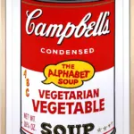 CAMPBELL'S SOUP Can 2（VEGETARIAN VEGETABLE）　サンデーモーニング版