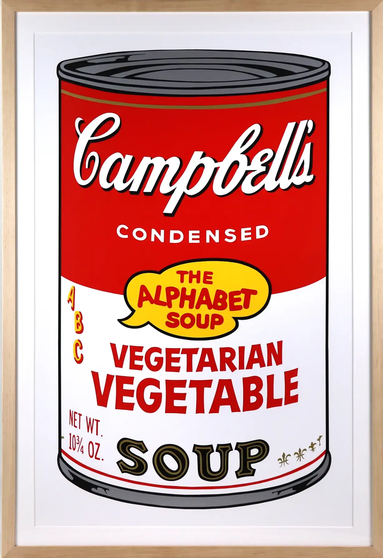 CAMPBELL'S SOUP Can 2（VEGETARIAN VEGETABLE）　サンデーモーニング版