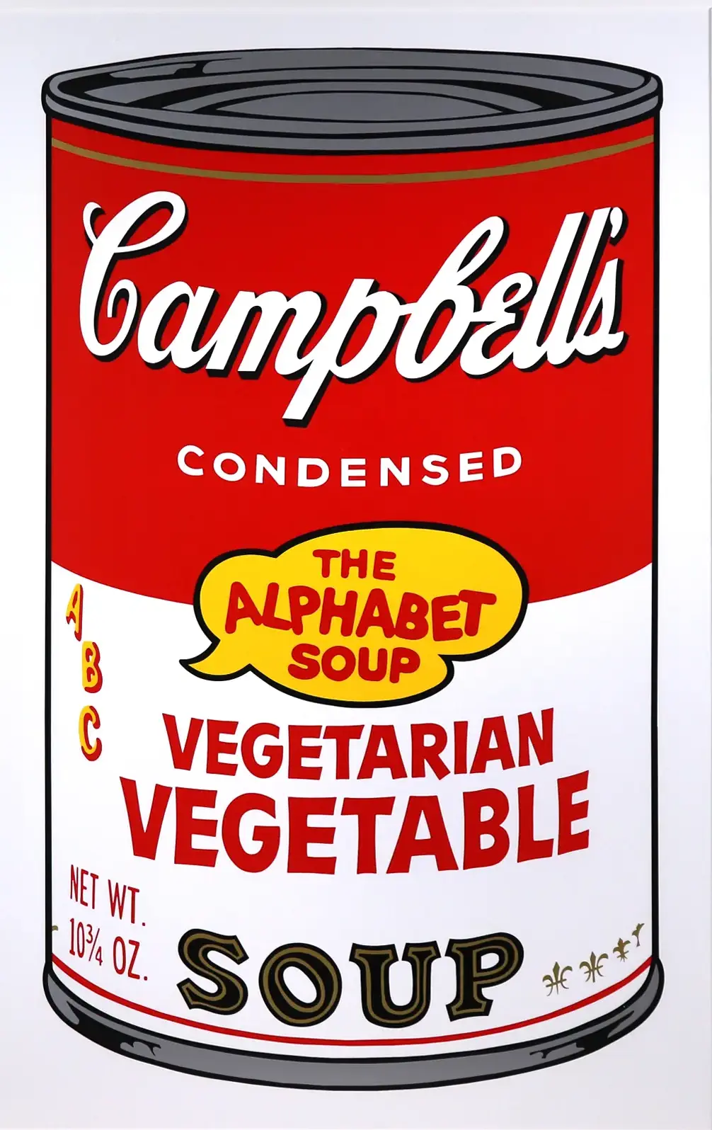 CAMPBELL'S SOUP Can 2（VEGETARIAN VEGETABLE）　サンデーモーニング版