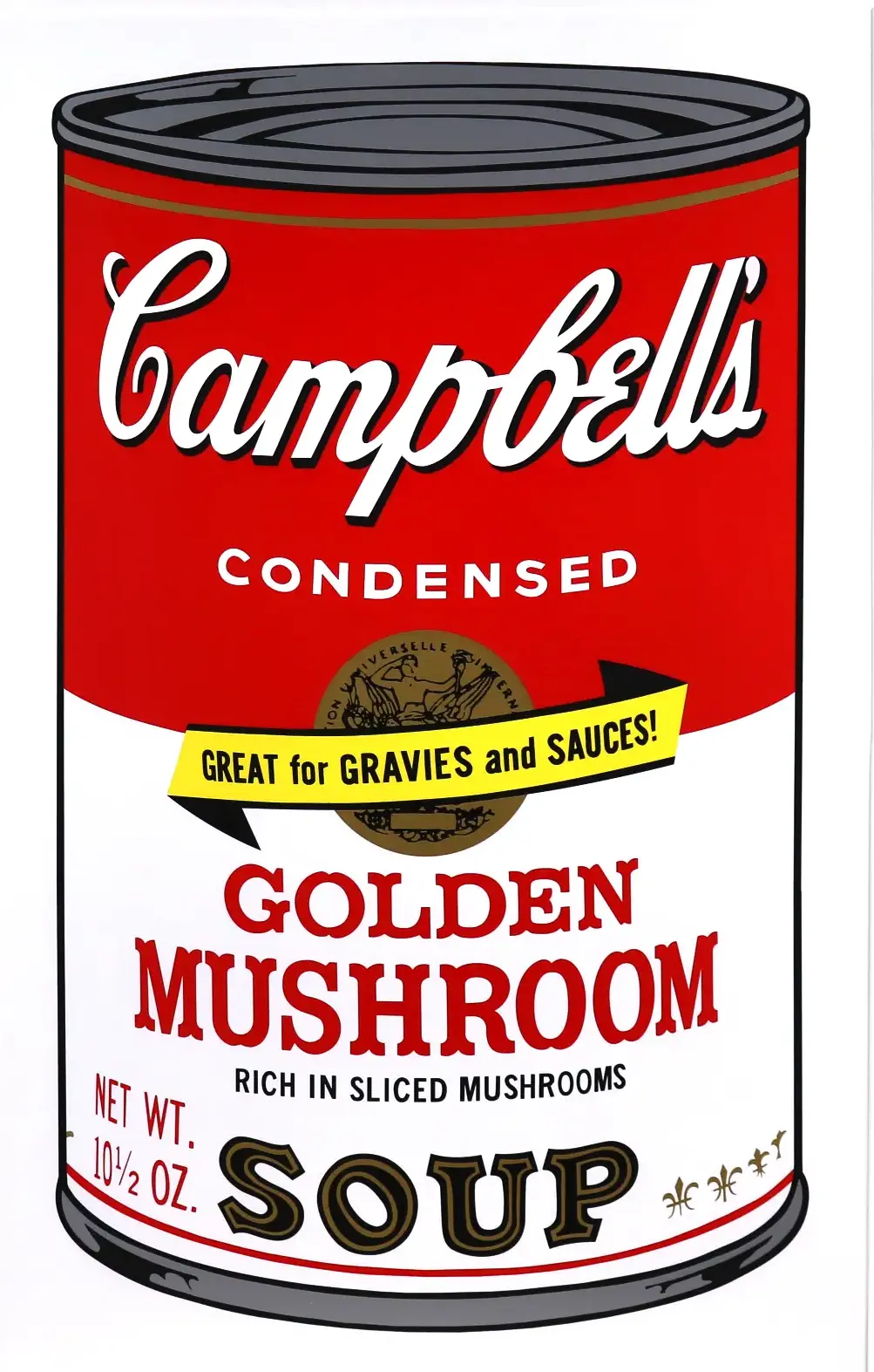 CAMPBELL'S SOUP Can 2（GOLDEN MUSHROOM)　サンデーモーニング版