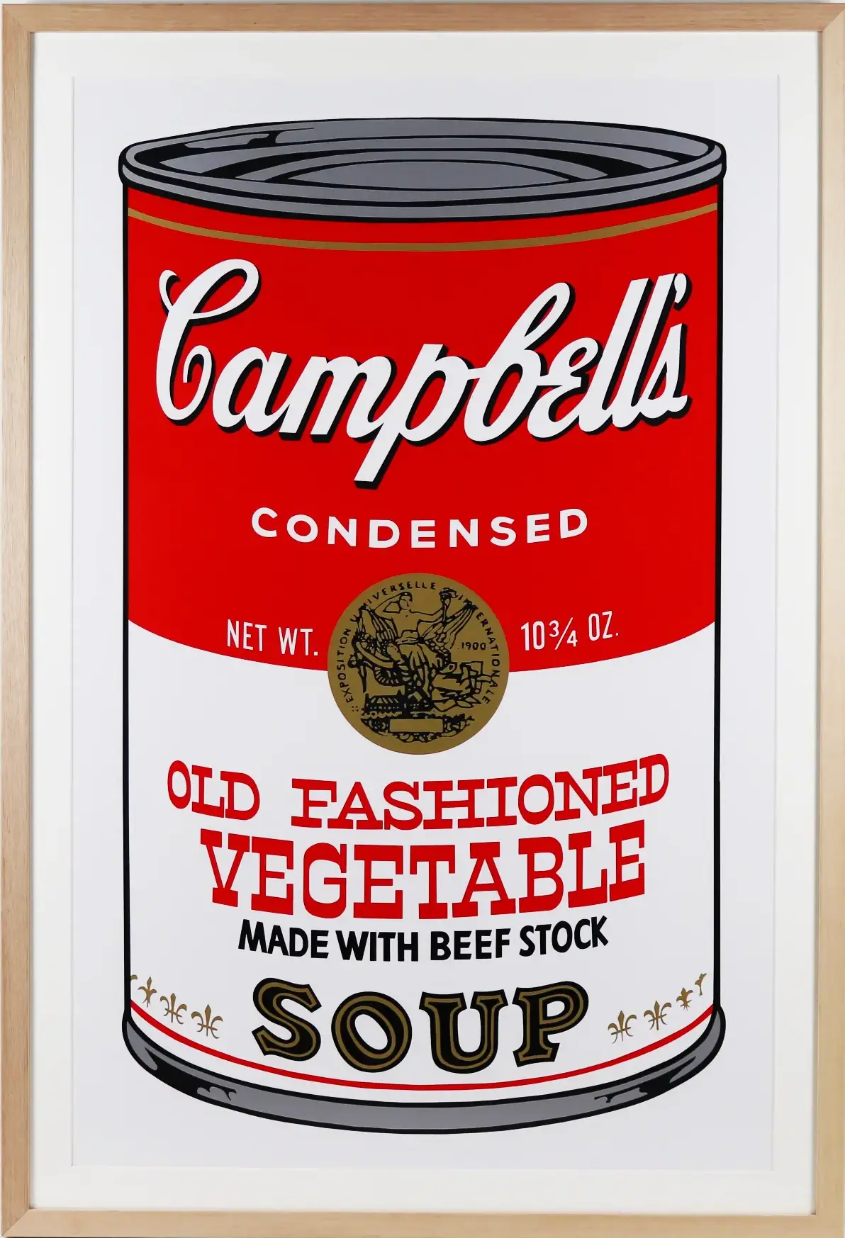 CAMPBELL'S SOUP Can 2（OLD FASHIONED VEGETABLE)　サンデーモーニング版