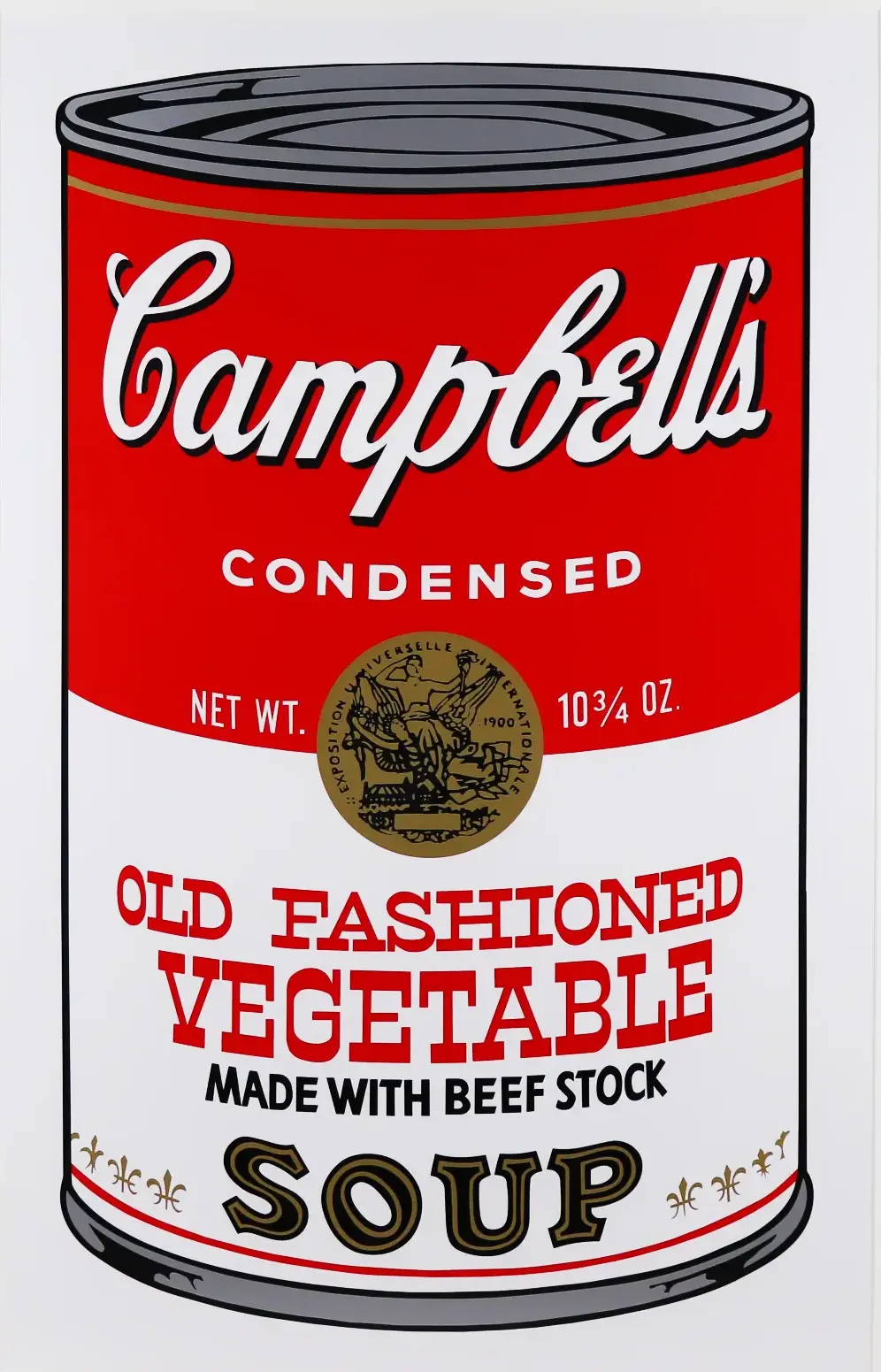 CAMPBELL'S SOUP Can 2（OLD FASHIONED VEGETABLE)　サンデーモーニング版