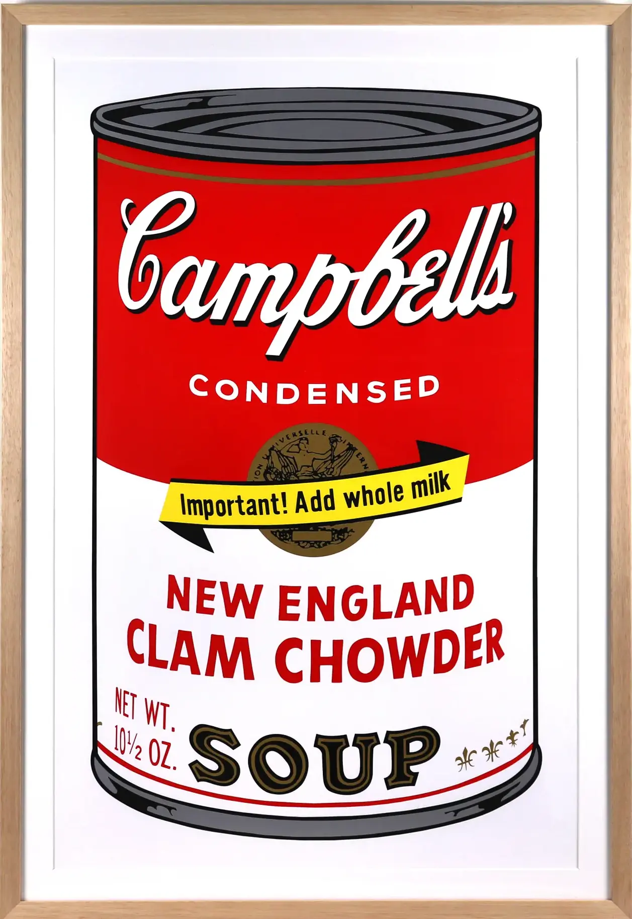 CAMPBELL'S SOUP Can 2（CLAM CHOWDER)　サンデーモーニング版