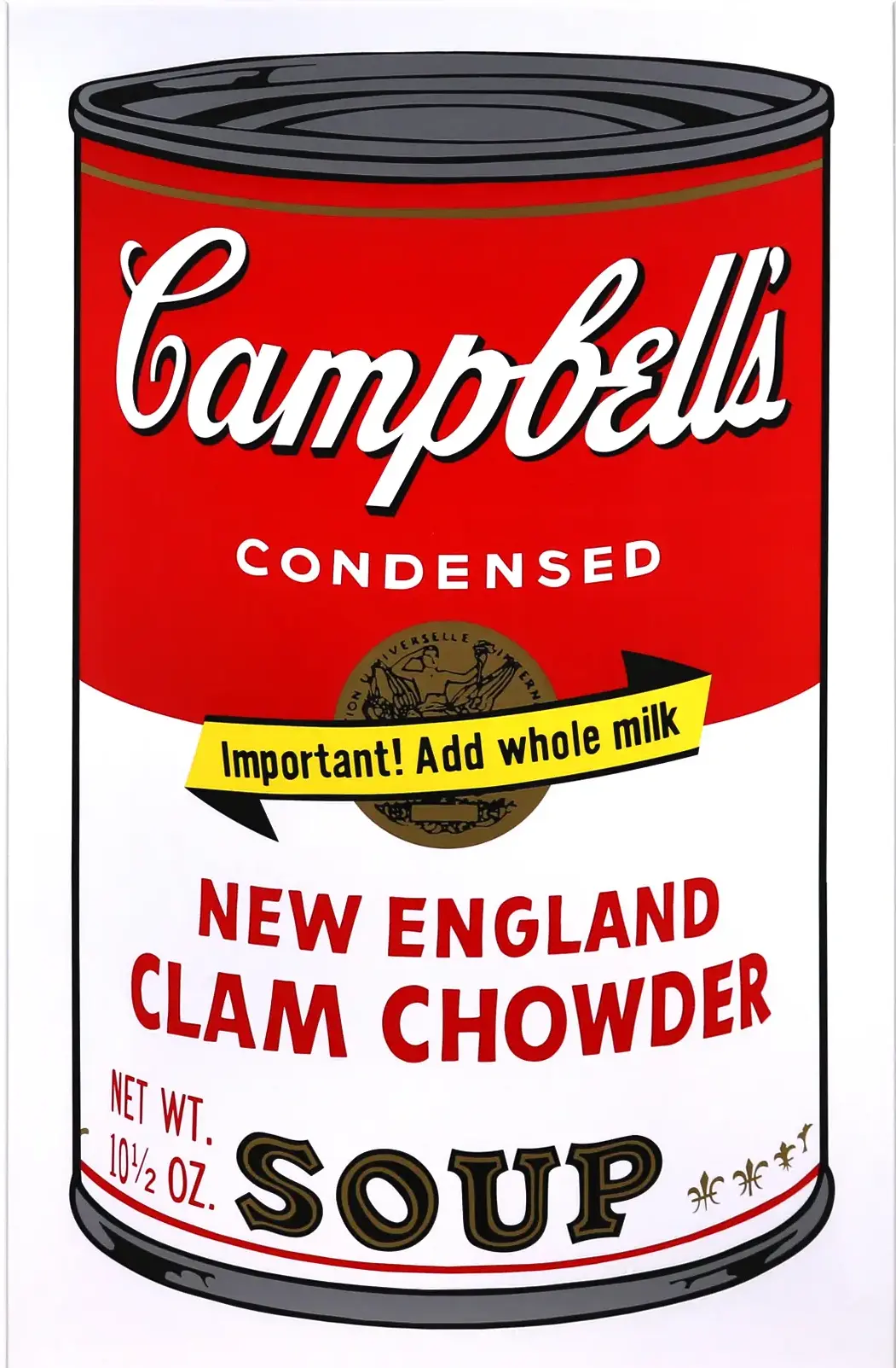 CAMPBELL'S SOUP Can 2（CLAM CHOWDER)　サンデーモーニング版