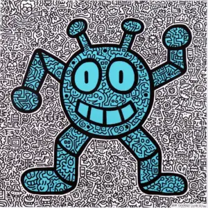 Blue Robot