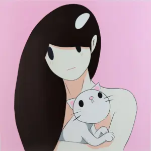 Venus with Cat（Pink ）