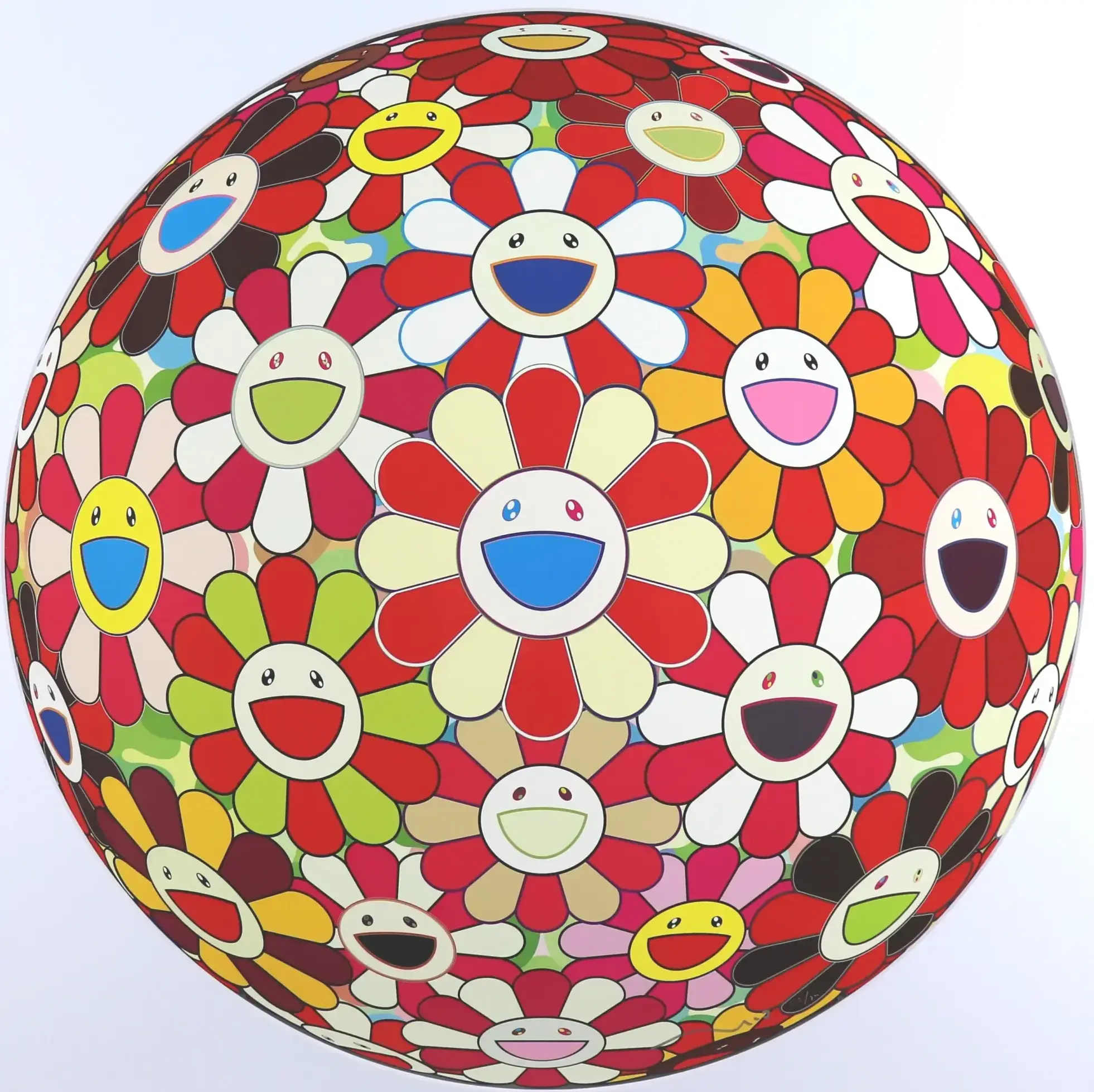 Flowerball-Goldish Colors（3D）