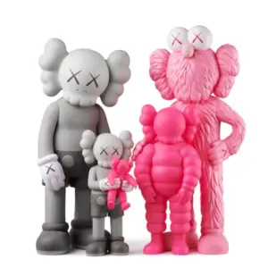 KAWS FAMILY GRAY/PINK/FLUORO PINK