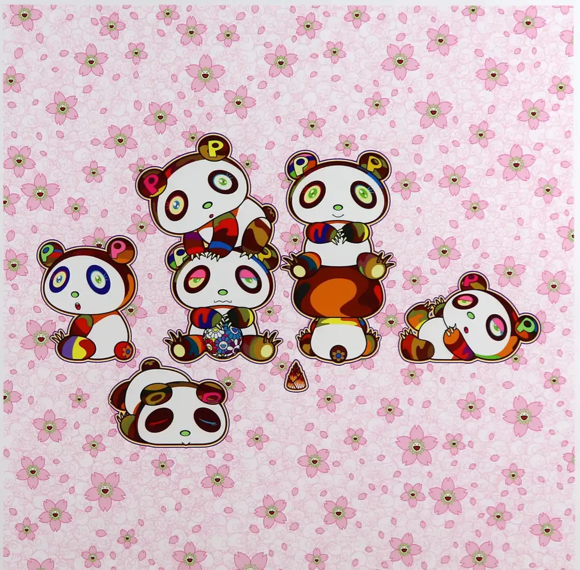 赤ちゃんパンダが群れてます！わーい！