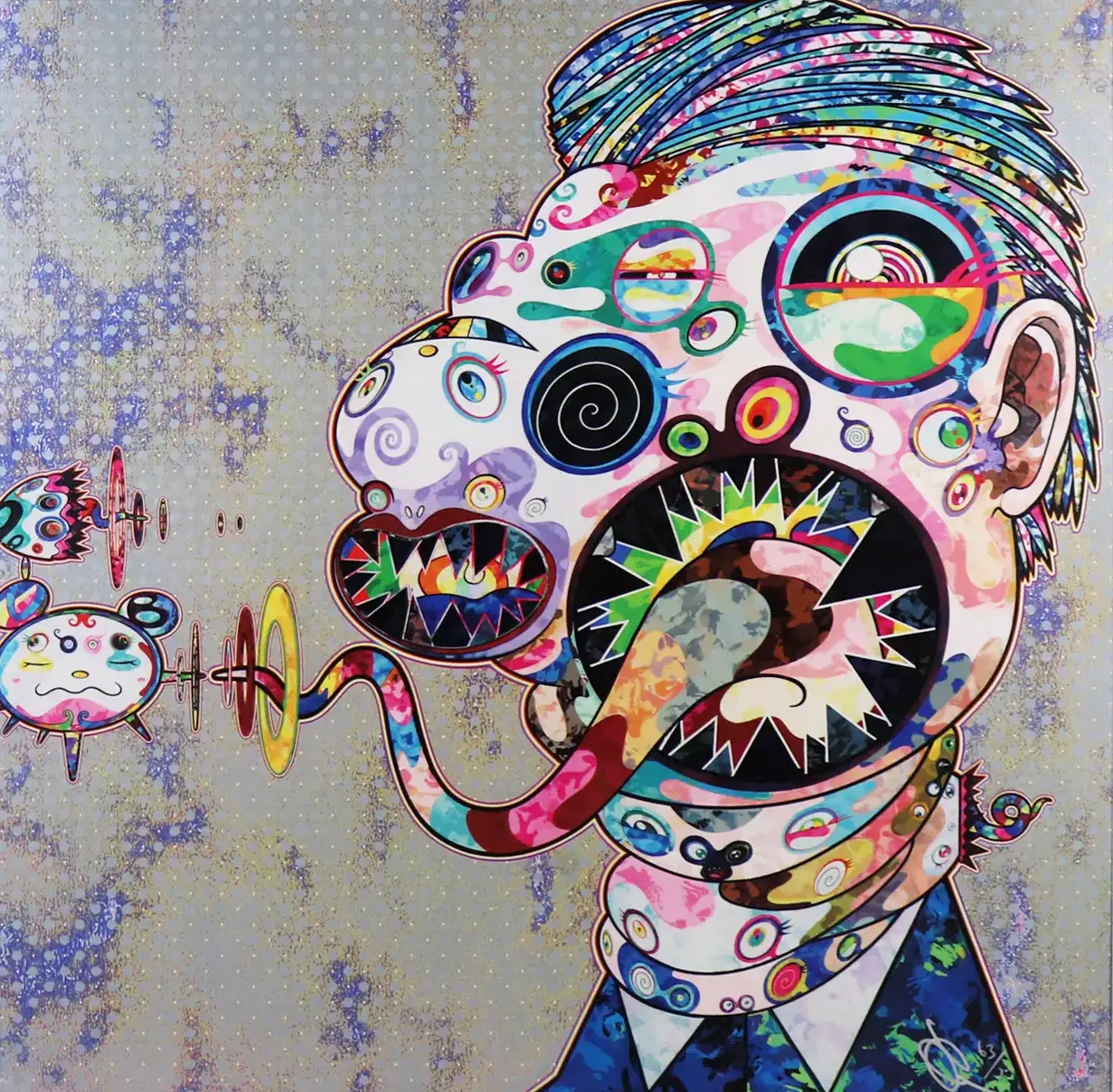 フランシス・ベーコンへのオマージュ（ジョージ・ダイアーの頭部の習作）