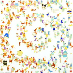 螺旋群像図×サンリオキャラクターズ