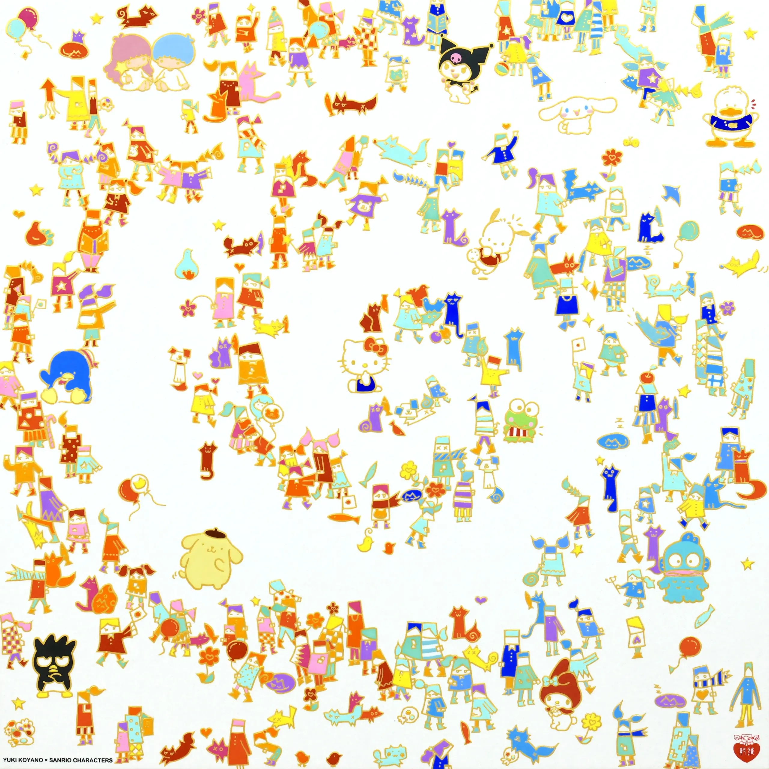 螺旋群像図×サンリオキャラクターズ